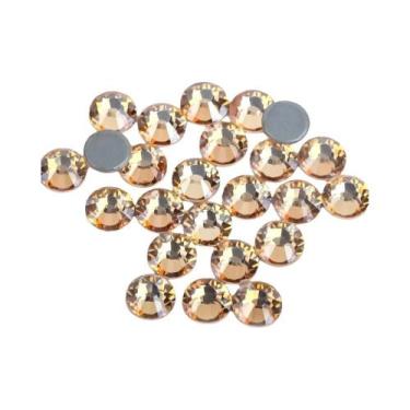 Imagem de Strass Termocolante DMC Cor Verde Vulcão Hot Fix Cristal Para Costura 