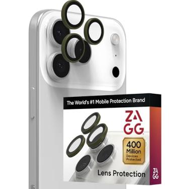 Imagem de ZAGG IS-GLEL AR E CameraRings-Apple-Basin/Zion/16PPM/15PPM-SEAKLP Protetor de lente de câmera de telefone