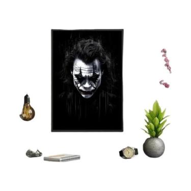 Imagem de Pintura Em Tela De Óleo Do Homem Coringa, Pôster De Quadrinhos Para De