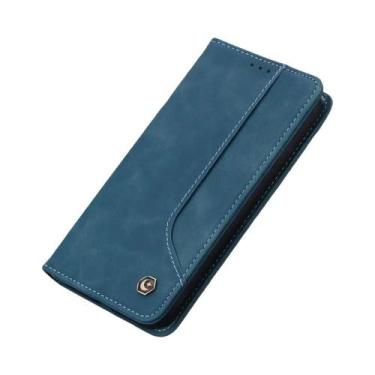 Imagem de Capa De Telefone De Couro Magnética Flip Para Samsung Galaxy S25 S24 S