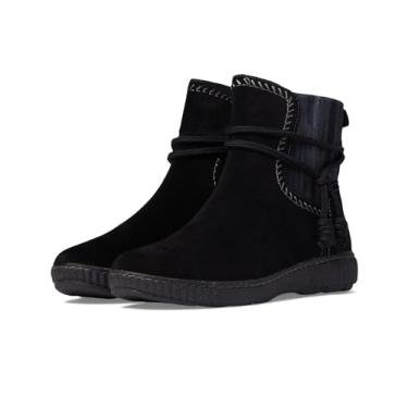 Imagem de Clarks Bota feminina Caroline Lily cano médio, Camurça preta, 34