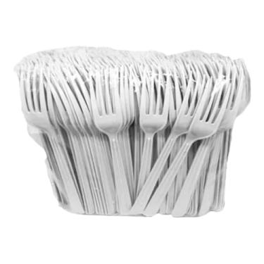 Imagem de Genérico Kit 50 Garfos Descartáveis Resistentes para Churrasco