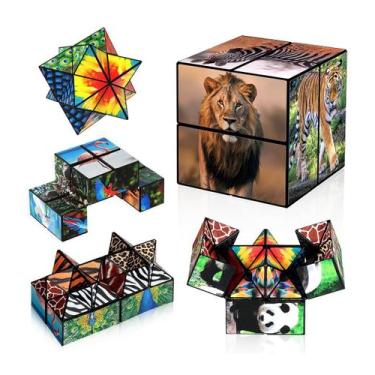 Imagem de Conjunto Magic Cube Euclidean Star Cube 2 em 1 Fidget Toy Kids - Eucli