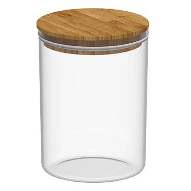 Imagem de Pote Hermético Keep Redondo 1L com Tampa em Bambu PHB255NT - Ou