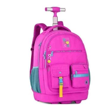 Imagem de Mochila Com Rodas Clio Luluca Rosa Lu24599