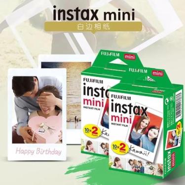 Imagem de Filme de Câmera Papel Fotográfico Polaroid Fujifilm Instax Mini 20 Fot