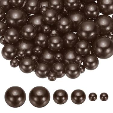 Imagem de PATIKIL Contas de pérolas falsas de 8/14/20 mm, 150 peças para enchimento de vaso de centro de mesa, contas redondas para festa, aniversário, casamento, decoração de mesa, caixa de presente, café