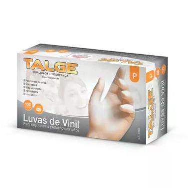 Imagem de Luva de Vinil C/ Pó Tamanho P 100 Unidades Talge