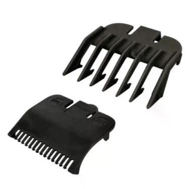 Imagem de Kit de Pente Pretos P/Maquina de Corte de Cabelo Santa Clara
