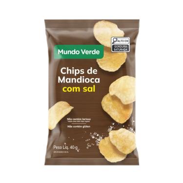 Imagem de Chips de Mandioca com Sal Mundo Verde Mundo Verde 40g