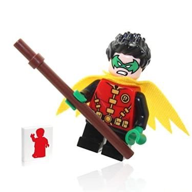 Imagem de LEGO Super Heroes DC Batman Minifigura - Robin (Máscara Verde