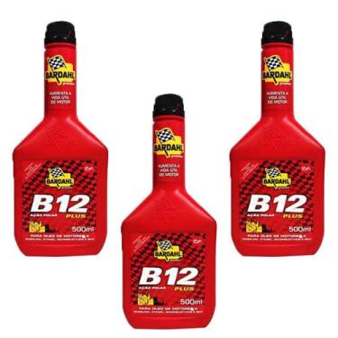 Imagem de Kit 3 aditivo bardahl b12 plus 500ml