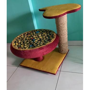 Imagem de Cama dois andares com arranhador - Arts Pets Brasil