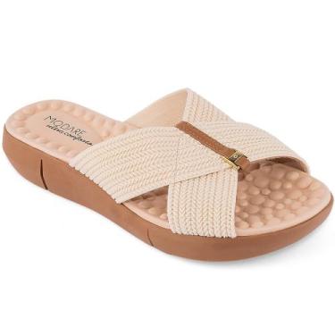 Imagem de Chinelo Modare Ortopédico Esporão Massageador Conforto 7142, Creme, 36