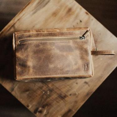 Imagem de Necessaire em couro texas nut - Cort Couros