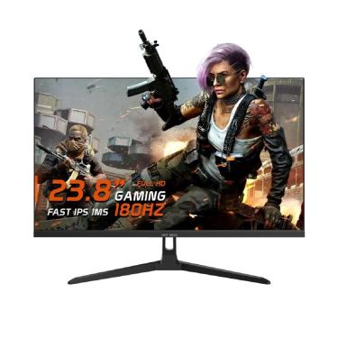Imagem de Monitor Gamer New Hero Blade 23.8", IPS, Full HD, 180Hz, 1ms, FreeSync, HDMI e Display Port, Preto