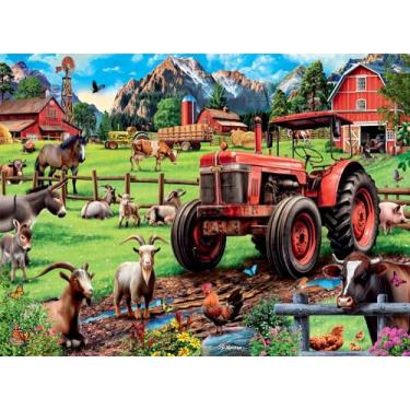 Imagem de Buffalo Games - Country Life - Time for Chores - Quebra-cabeça adulto desafiador de 1000 peças, perfeito para noites de jogos - tamanho completo 26,75 x 19,7 cm