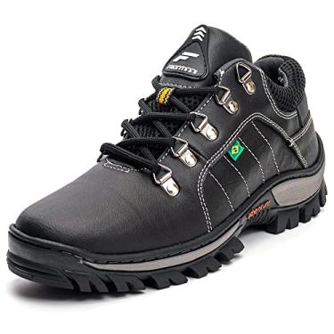 Imagem de Bota Adventure Com Biqueira Reforçada Tenis de Motoqueiro Masculina Sola Antiderrapante Conforto Tamanho:44;Cor:Preto;Gênero:Masculino;Departamento BS:Esporte