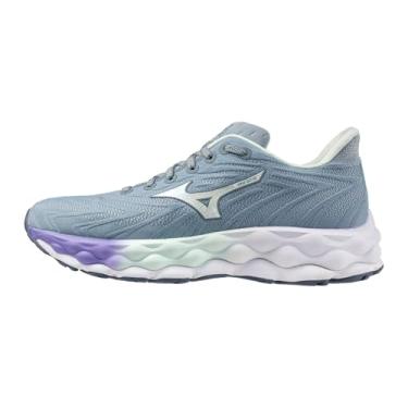 Imagem de Mizuno Tênis de corrida feminino Wave Sky 8, Citadel-hint of Mint, 36
