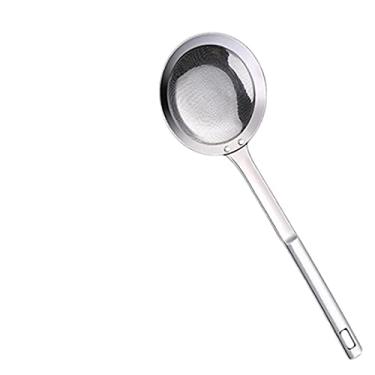 Imagem de Escumadeira de malha de aço inoxidável Resíduos Vegetais Malha de Óleo Coador Coador Panela de Sopa Escorredor Pequeno Utensílios de Cozinha (Tamanho: 33 cm) ()