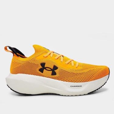 Imagem de Tênis Under Armour Slight 3 Masculino, Laranja, Preto, 41