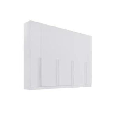 Imagem de Guarda Roupa Casal 100 MDF 8 Portas 8 Gavetas DaymontBranco Móveis DDo
