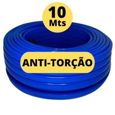 Imagem de Mangueira ANTI-TORÇÃO 10 METROS Resistente Chata Reforçada Não Dobra -