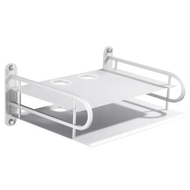 Imagem de DOUKI Prateleira de alumínio para pendurar na parede, mini projetor, prateleiras, para pequenos eletrodomésticos