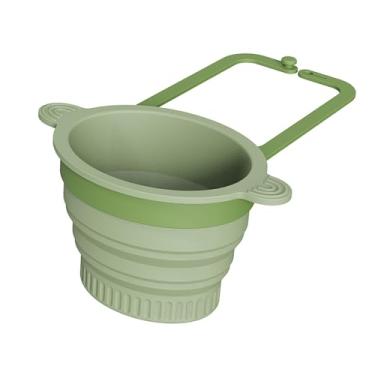 Imagem de Ｂｅｓｇａ Coletor de Resíduos de Alimentos, Resíduos de Alimentos, Escorredor de água para Pia Doméstica, Filtro de Drenagem de Pia, Filtro de Suspenso, Verde, Tamanho real