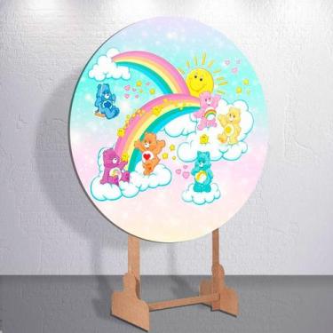 Imagem de Painel Decoração Infantil Redondo Ursinhos Fofinhos Capas De Festa Est