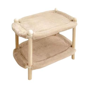 Imagem de IEUDNS Arranhador de gato de dupla camada, papelão resistente ao desgaste, cama para dormir, para gato, presente para animal de estimação, Style C