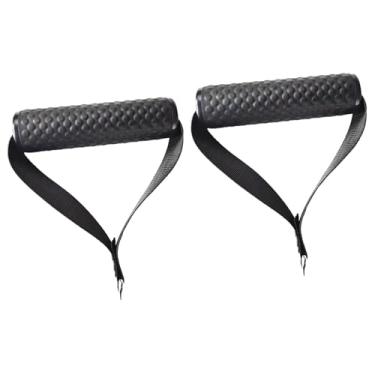 Imagem de Generic 2 peças alças de ginástica alças de puxar de treino de substituição acessórios push pull barra de pressão de corda de tríceps em casa