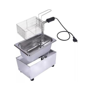 Imagem de Fritadeira Elétrica à Óleo 1 Litro Inox Salgados Pastel(220V)