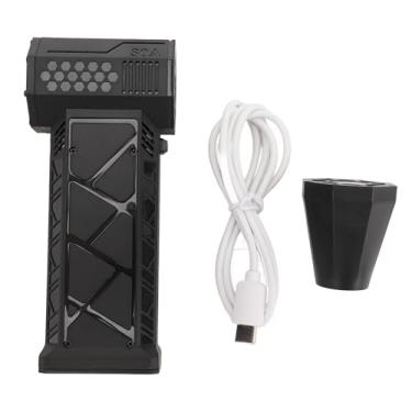 Imagem de Ventilador elétrico Dust Jet Dry 130000 RPM 4000mAh recarregável com 3 engrenagens ajustável, sem fio, reutilizável, espanador de ar para limpeza de teclado, acampamento ao ar