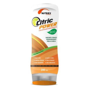 Imagem de Sabonete líquido desengraxante Citric Power 200ml Nutriex 63610