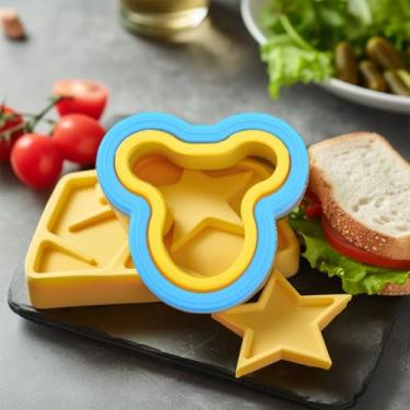 Imagem de Cortador de biscoito de desenho animado com borda de vedação em aço inoxidável, fofo, padaria, vegetal, máquina de corte