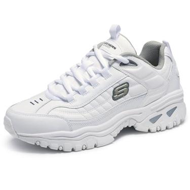 Imagem de Skechers Sport Men's Energy Afterburn Lace-Up Sneaker,White,10.5 XW US