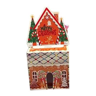 Imagem de oshhni Lembrancinhas de Natal para festa com cofrinho Uma maneira divertida de dar dinheiro Decoração de Natal Cartões de Caixa de presente para adultos, Casa