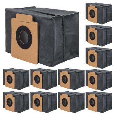 Imagem de Pacote de 12 sacos de pó compatíveis com Eufy Clean X8 Pro/X10 Pro - V