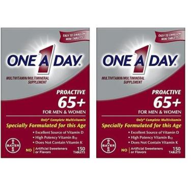 Imagem de Suplemento multivitamínico ONE A DAY Proactive 65+ 150 comprimidos
