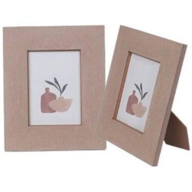 Imagem de Porta Retratos Limoeiro Charlotte 13X18 Cor Argila