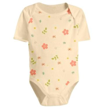 Imagem de Body Bebê Manga Curta Estampado Enxoval Algodão P M G - Koala Baby, Ro