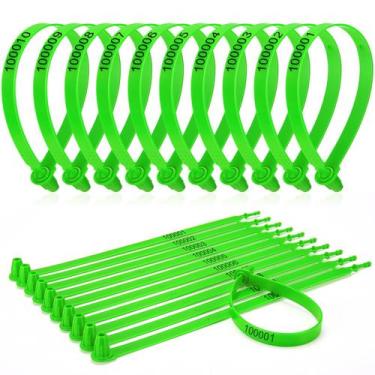 Imagem de Selos de segurança com vedação de porta de caminhão de plástico Tamper