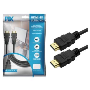 Imagem de Cabo Hdmi Macho X Macho 1.4 3d 15 Pinos Hd 3,0 Metros