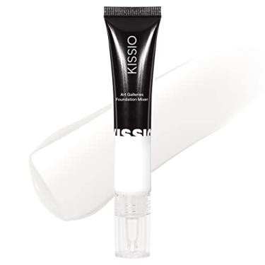 Imagem de KISSIO Pigmento de mistura de base, pigmento branco, corretor de cor de base, suave e leve, combina facilmente com creme BB, profundo a raso, sem crueldade, 20 ml