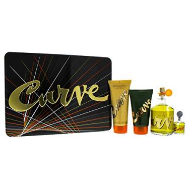 Imagem de Curve by Liz Claiborne for Men - 4 Pc Gift Set 4.2oz Cologne Spray, 0.25oz Cologne Mini Splash, 3.4oz After Shave Balm, 2.5oz Shower Gel