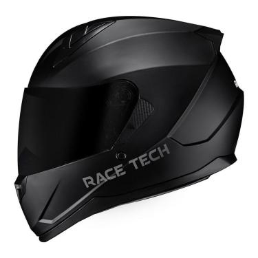 Imagem de CAPACETE RACE TECH SECTOR MONOCOLOR PRETO FOSCO-Unissex