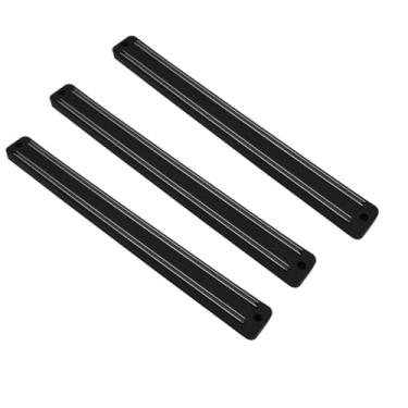 Imagem de Jogo Kit 3 Pç Barra Magnética Imã Suporte Multiuso,33 Cm,Facas e Ferramentas