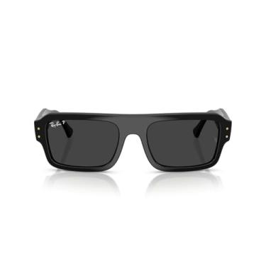 Imagem de Óculos de Sol Ray-Ban Polarizado Lukas 0RB4454 667748 Tam 56 / Preto - Lentes Preto