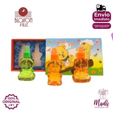 Imagem de Kit Perfume Infantil Blossom Kids laranjinha, fresh, flesh, Original B